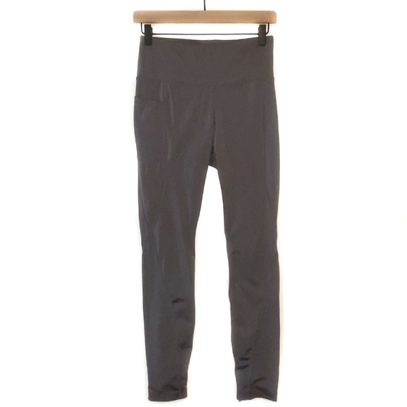 Athlio Gray Leggings Super Soft Stretchy Athletic Running Casual Neutral - Picture 1 of 3